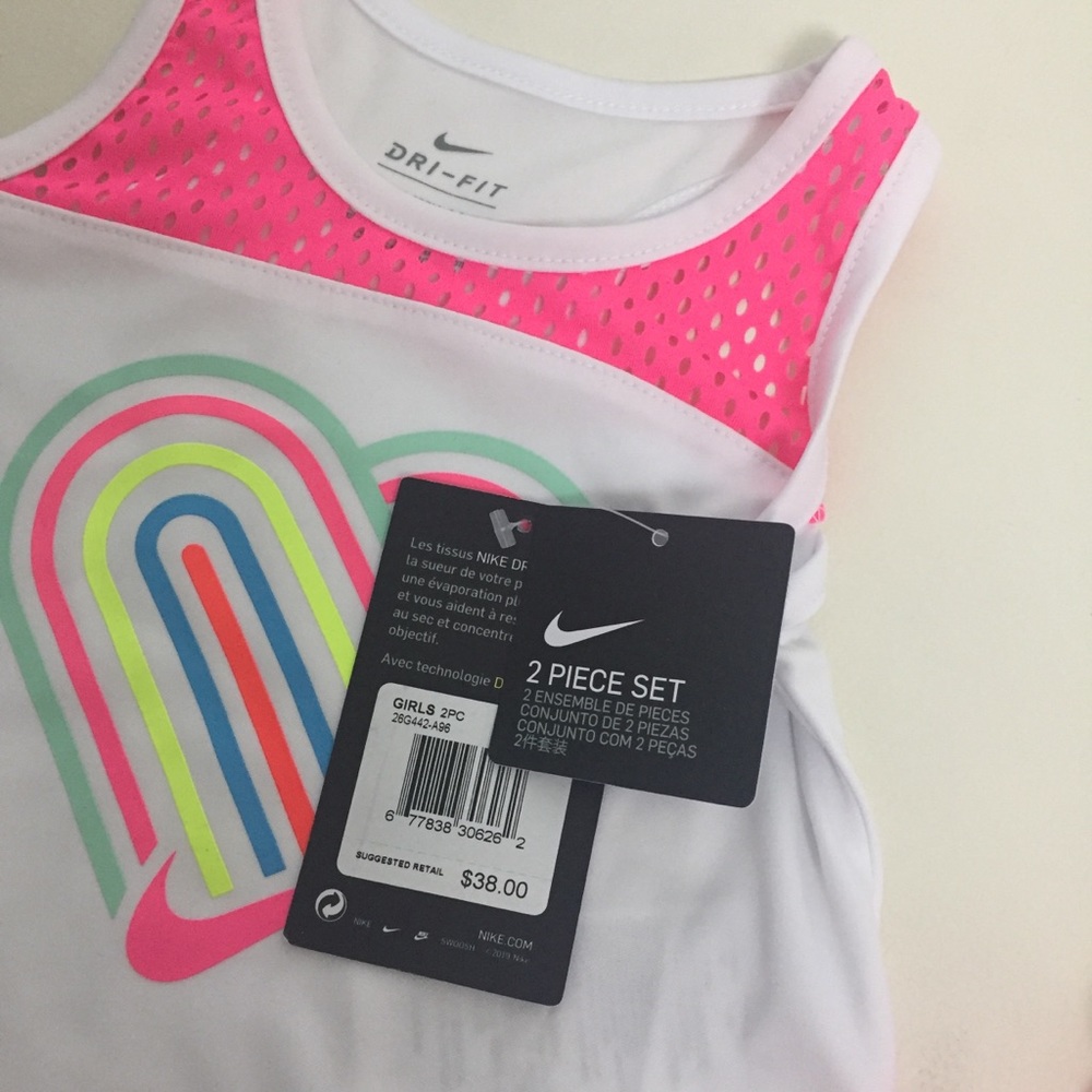 Nike pink girl dry-fit skort Set 5000 - Picture 7 of 8